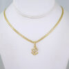 SET1412 Cadenas & Colgantes/ Chain W/Pendants /14K Real Color 3mmX45cm