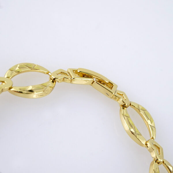 B1333 Bracelets Woman/ Pulseras Dama/ Plain/ 14K Real Color//