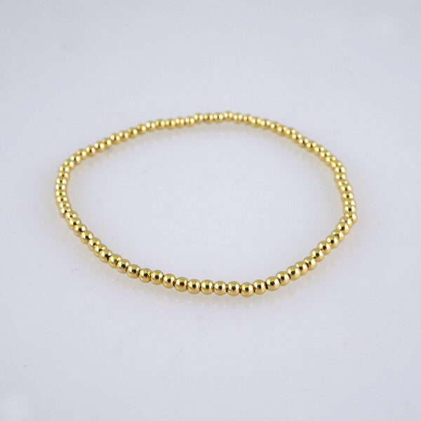 B1342 Bracelet - Pulseras/Plain/ 14K Real Color