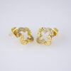 E1804 Women's Earrings - Aretes Dama - Zircon Stone - 14K Real Color