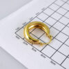 E1809 Women's Earrings - Aretes Dama - Zircon Stone - 14K Real Color - Image 3