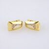 E1818 Women's Earrings - Aretes Dama - Zircon Stone/14k Real Color/