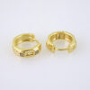 E1820 Women's Earrings - Aretes Dama - Zircon Stone/14k Real Color/ - Image 2