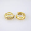 E1822 Women's Earrings - Aretes Dama - Zircon Stone/14k Real Color/ - Image 2