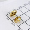 E1825 Women's Earrings - Aretes Dama - Zircon Stone/14k Real Color/ - Image 3