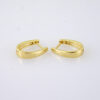 E1827 Earrings Women/ Aretes Dama/ Plain/ 14k Real Color/