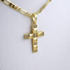 SET1446 Chain & Colgantes- Choker W/ Pendants- 14K Real Color- Zircon Stone- 3mmX45cm - Image 2