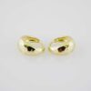 E1899 Earrings - Aretes - Plain - 14k Real Color