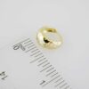 E1899 Earrings - Aretes - Plain - 14k Real Color - Image 3