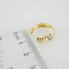 E1902 Earrings - Aretes - Zircon Stone - 14K Real Color - Image 3