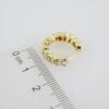 E1904 Earrings - Aretes - Zircon Stone - 14K Real Color
