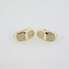 E1912 Earrings - Aretes - Zircon Stone - 14K Real Color