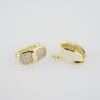 E1912 Earrings - Aretes - Zircon Stone - 14K Real Color - Image 2