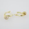 E1915 Earrings - Aretes - Zircon Stone - 14K Real Color - Image 2