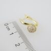 E1915 Earrings - Aretes - Zircon Stone - 14K Real Color - Image 3