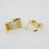 E1916 Earrings - Aretes - Zircon Stone - 14K Real Color - Image 2