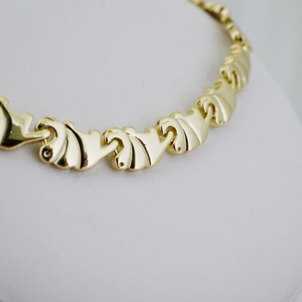 SET1475 Gargantilla - Pulsera - Choker W - Bracelet - Zircon Stone - 14K Real