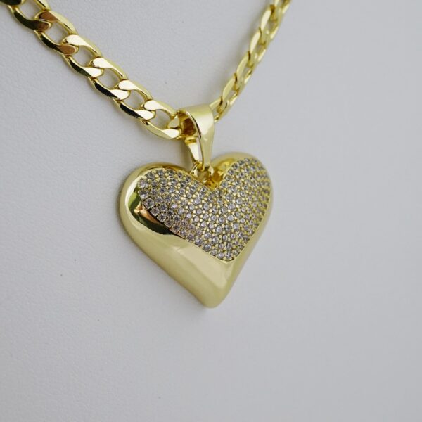 SET1480 Cadenas - Colgante - Chain W - Pendants - 14K Real Color - Zircon Stone 5mmX50cm