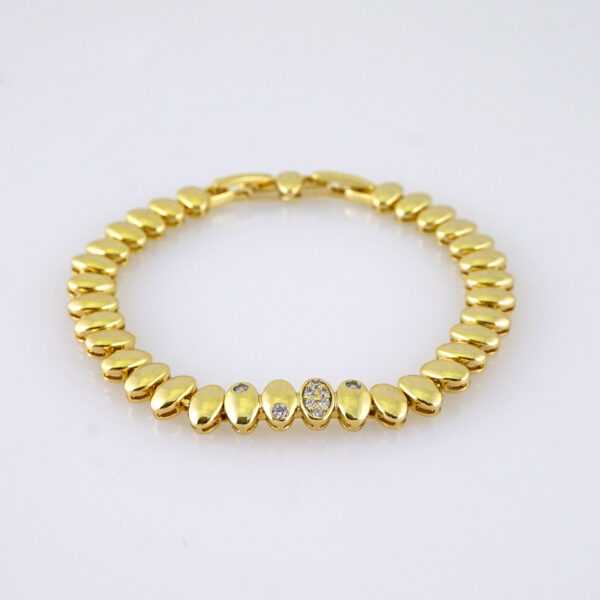 B1356 Bracelet - Pulseras - Zircon Stone - 14K Real Color