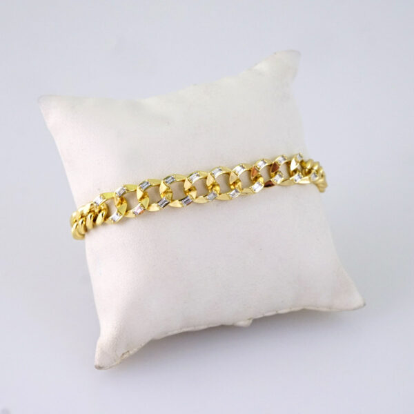 B1357 Bracelet - Pulseras - Zircon Stone - 14K Real Color