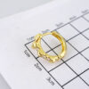 E1873 Earrings - Aretes - Zircon Stone - 14K Real Color - Image 3