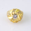R670 RING - ANILLO - Zircon Stone - 14K Real Color