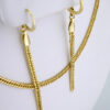 SET1471 Gargantilla - Pulsera - Aretes - Choker - Bracelet - Earrings - 14K Real Color - Zircon Stone - Image 2