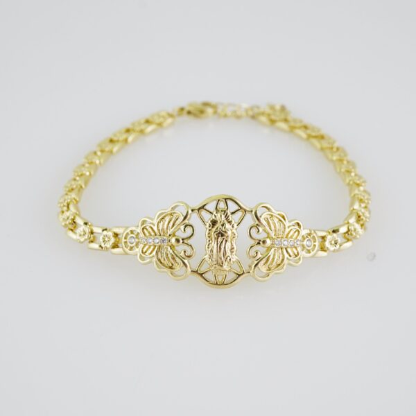 B1392 Bracelet - Pulseras - Plain - 14K Real Color