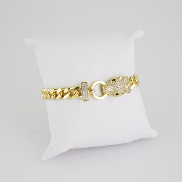 B1394 Bracelet - Pulseras - Zircon Stone - 14K Real Color