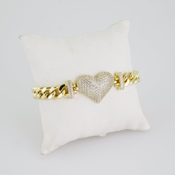 B1399 Bracelet - Pulseras - Zircon Stone - 14K Real Color