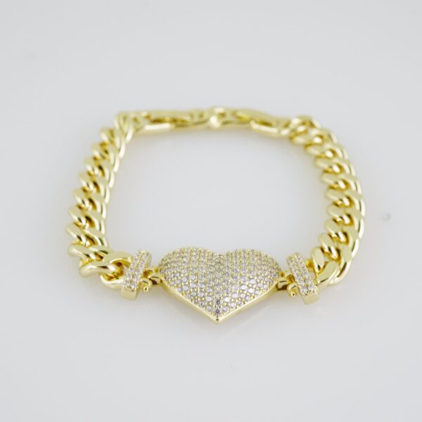 B1399 Bracelet - Pulseras - Zircon Stone - 14K Real Color
