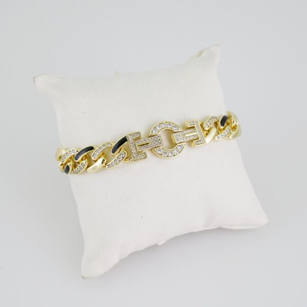 B1400 Bracelet - Pulseras - Zircon Stone - 14K Real Color