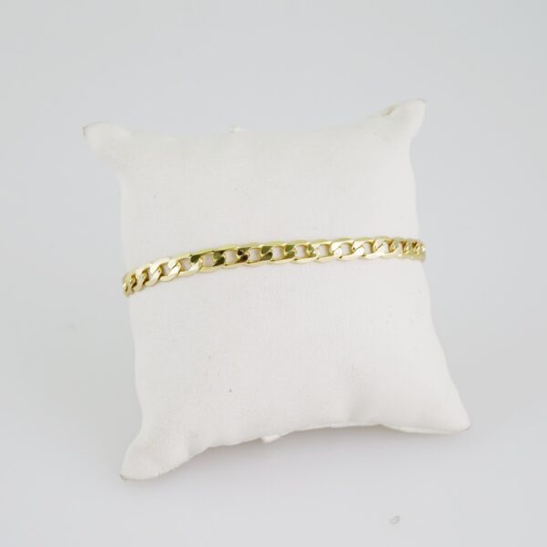 B1401 Bracelet - Pulseras - Plain - 14K Real Color