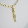 SET1485 Cadenas - Colgante - Chain W - Pendants - 14K Real Color - Zircon Stone 3mmX60cm