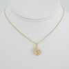 SET1484 Cadenas - Colgante - Chain W - Pendants - 14K Real Color - Zircon Stone 2mmX45cm