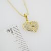 SET1484 Cadenas - Colgante - Chain W - Pendants - 14K Real Color - Zircon Stone 2mmX45cm