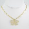 SET1486 Cadenas - Colgante - Chain W - Pendants - 14K Real Color - Zircon Stone 5mmX50cm