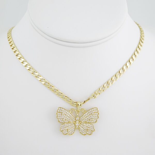 SET1486 Cadenas - Colgante - Chain W - Pendants - 14K Real Color - Zircon Stone 5mmX50cm