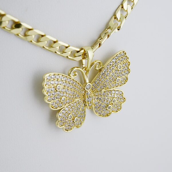 SET1486 Cadenas - Colgante - Chain W - Pendants - 14K Real Color - Zircon Stone 5mmX50cm