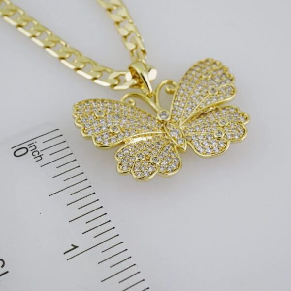 SET1486 Cadenas - Colgante - Chain W - Pendants - 14K Real Color - Zircon Stone 5mmX50cm