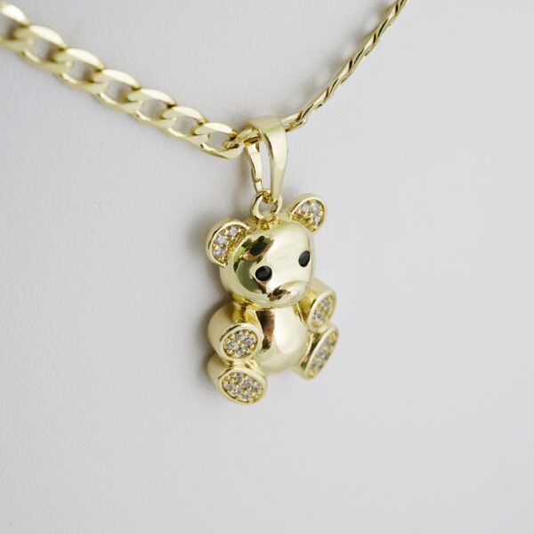 SET1489 Cadenas - Colgante - Chain W - Pendants - 14K Real Color - Zircon Stone 3mmX45cm - Image 2