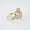 R685 RING - ANILLO - Zircon Stone - 14K Real Color