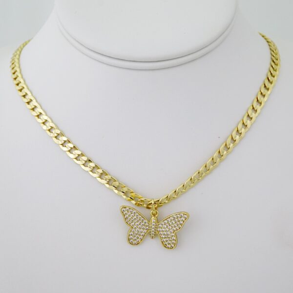 SET1491 Cadenas & Colgantes - Chain & Pendants - 14K Real Color - Zircon Stone - 6mmX50cm