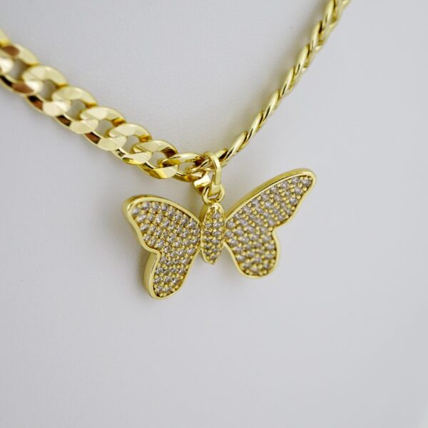 SET1491 Cadenas & Colgantes - Chain & Pendants - 14K Real Color - Zircon Stone - 6mmX50cm