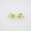 E1985 Earrings - Aretes - Plain - 14k Real Color