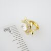 E1994 Earrings - Aretes - Zircon Stone - 14K Real Color - Image 3