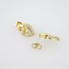E2008 Earrings - Aretes - Zircon Stone - 14K Real Color - Image 2