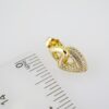 E2008 Earrings - Aretes - Zircon Stone - 14K Real Color - Image 3
