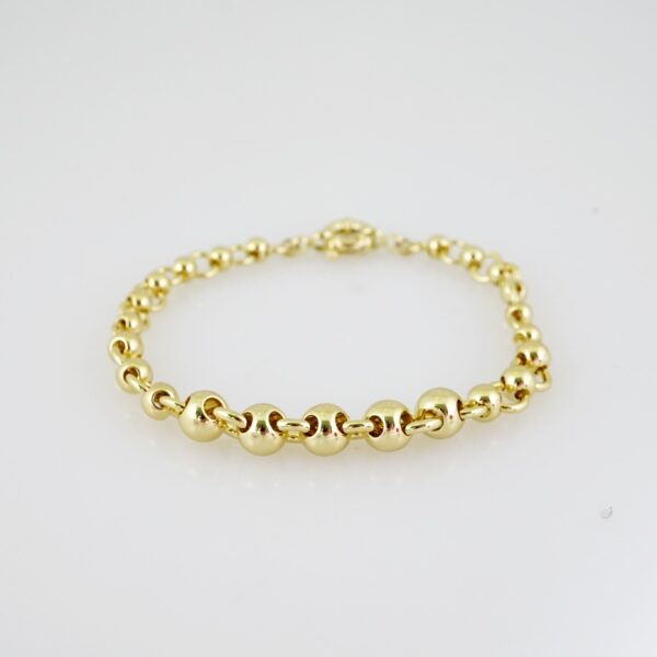 B1406 Bracelet - Pulseras - Plain - 14K Real Color