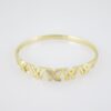 P373 Bangle - Pulso -  14K Real Color - Zircon Stone - Image 2